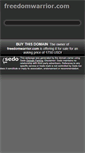 Mobile Screenshot of freedomwarrior.com
